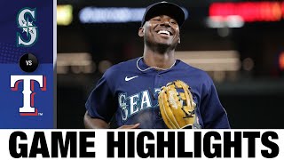 Moore collects 3 RBIs in Mariners' win | Mariners-Rangers Game Highlights 8\/10\/2020