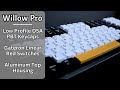 Willow Pro Low Profile Keyboard Typing Sound Test