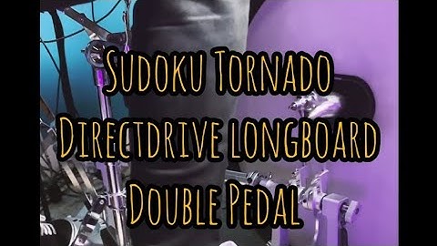 Sudoku tornado directdrive longboard drum double pedal