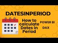 Master Dates in Period in Power BI - DAX | Power BI Beginners | Power BI Tutorial