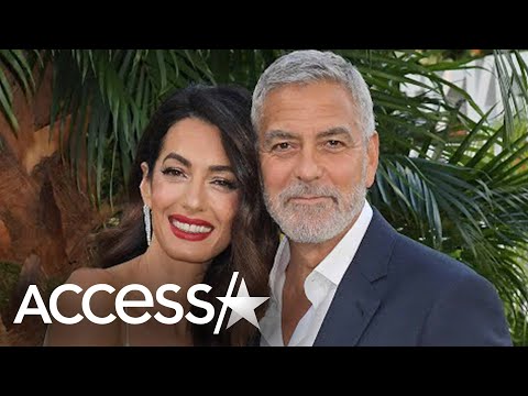 George Clooney & Amal Clooney Look Glamorous At ‘Ticket To Paradise’ London Premiere