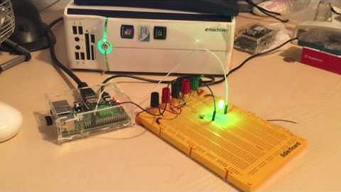 Raspberry Pi Python controlling LED brightness with PWM signal