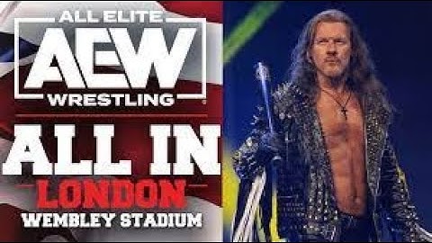 4K 60 FPS Chris Jericho entrance Wembley Stadium! | AEW All In London 2023
