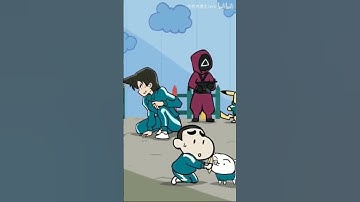 SQUID GAMES- Honeycomb Challenge with Shinchan, Doraemon, Hulk & Jojo