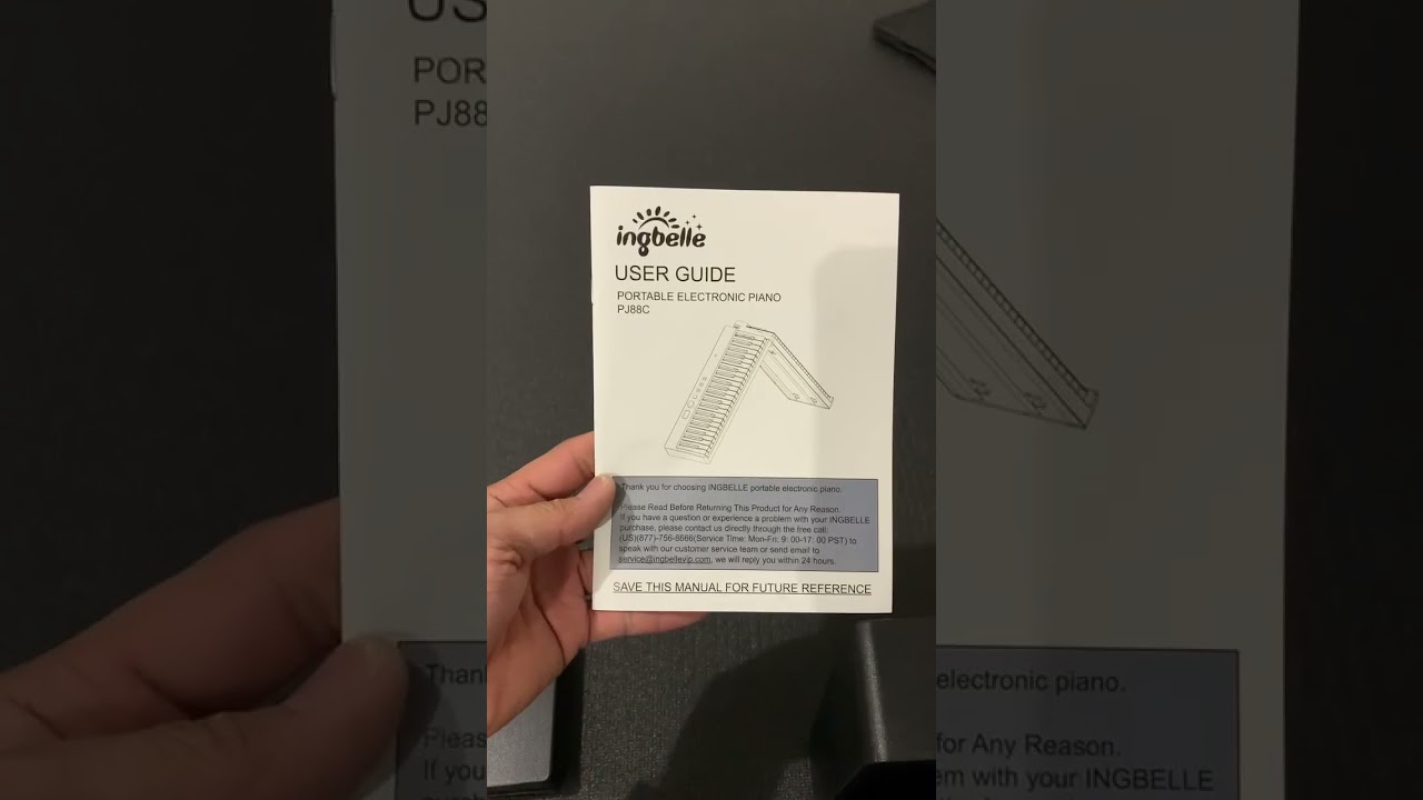 Ingbelle 88 Key Digital Piano Keyboard with Bluetooth Foldable YouTube