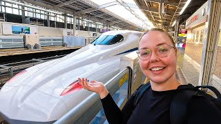 Catching the Shinkansen Bullet Train from Tokyo to Osaka in Japan! 🇯🇵