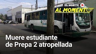 Muere estudiante de Prepa 2 atropellada