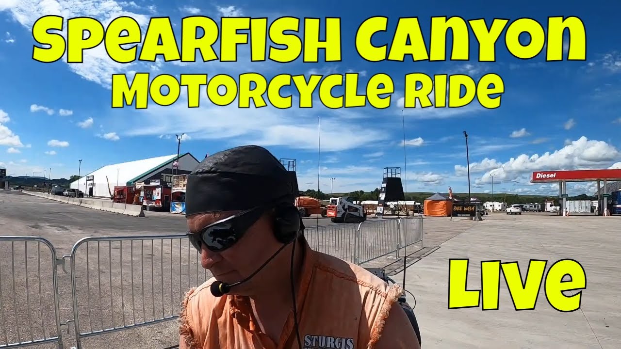 Sturgis 2025 Live Motorcycle Ride Spearfish Canyon, Sturgis, and ...