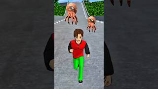 yuta chased by zombie and his parents can't react 🧟‍♂️#sakuraschoolsimulator #sakura #viral #shorts