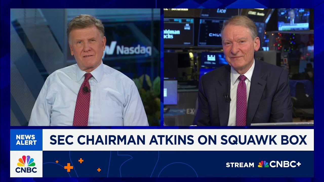 SEC Chairman Paul Atkins on regulations: We need to make sure our rulebook is fit for purpose