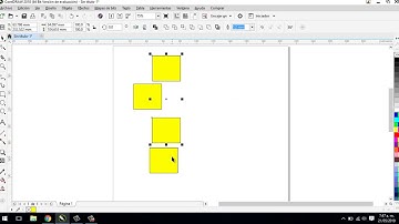Duplicar, alinear y distribuir objetos en Corel Draw