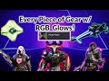 Every Piece of Armor and Equipment in Destiny 2 with RGB Cycles