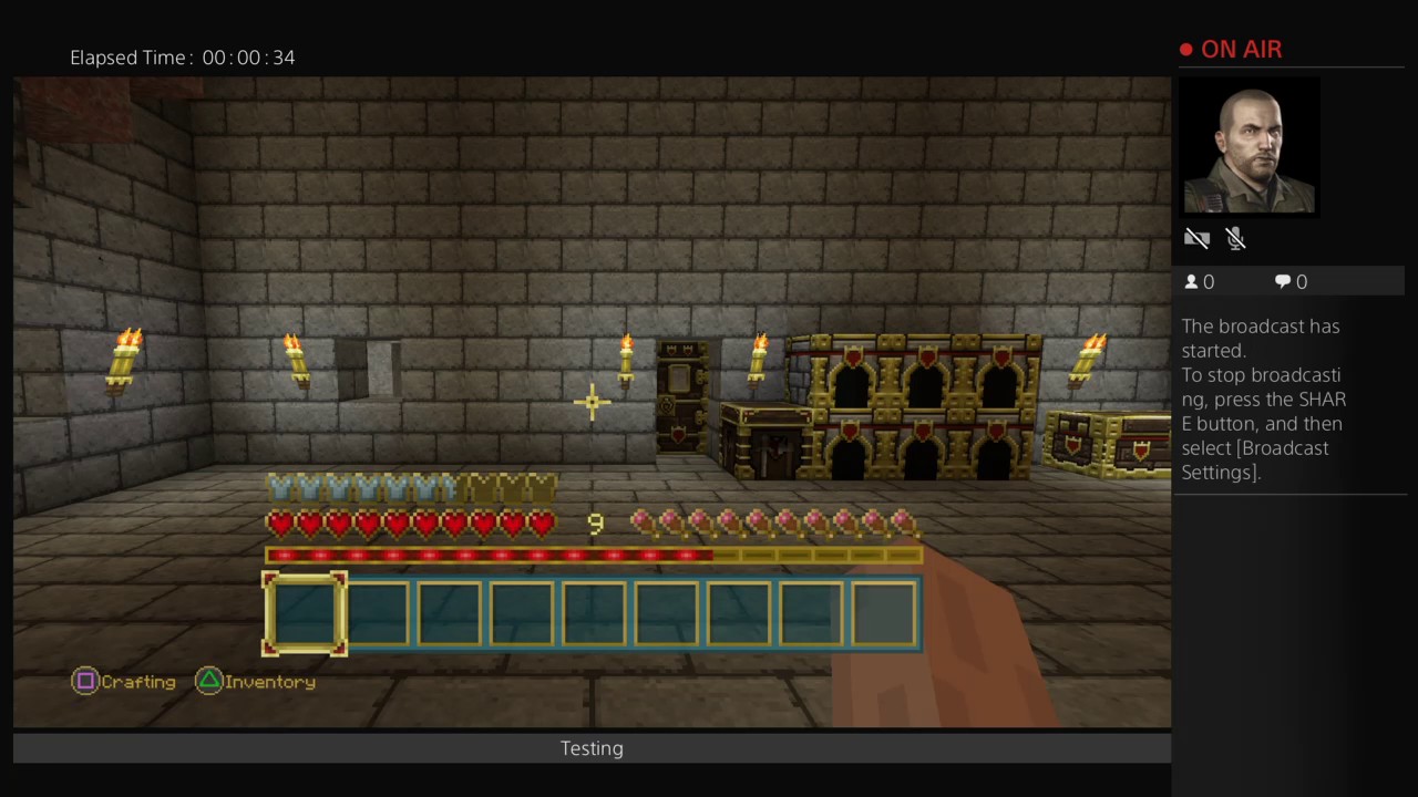 PS4 minecraft trampoline YouTube