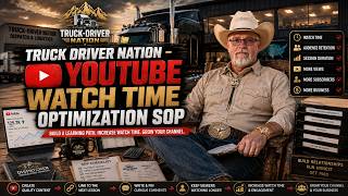 Truck Driver Nation -  YouTube Watch Time Optimization SOP