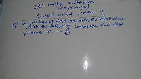 central orbit Bsc class video 4