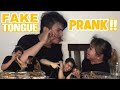 FAKE TONGUE PRANK + MUKBANG LAUGHTRIP  | MAHAL | MYGZ MOLINO