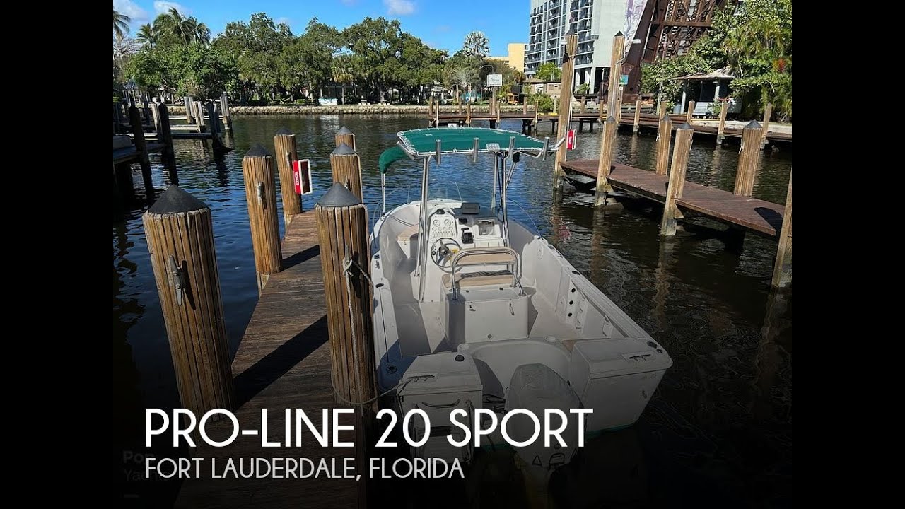 [SOLD] Used 2001 Pro-Line 20 Sport in Fort Lauderdale, Florida - YouTube