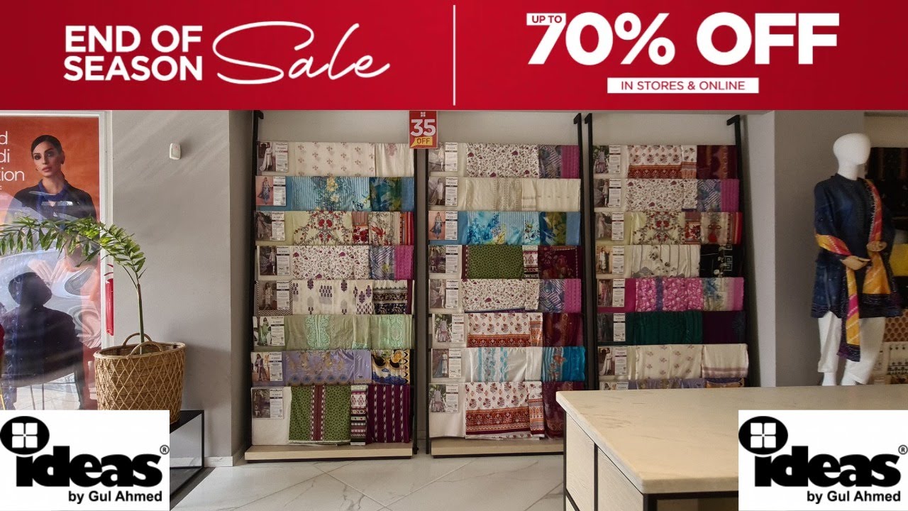 Ideas By Gul Ahmed Unstitched Collection Sale 21 Upto 70 Off New Arrival Zee Vlogs Youtube