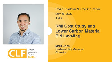 RMI Cost Study and Lower Carbon Material Bid Leveling