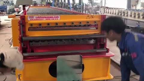 cán tôn 2 tầng 11 sóng & 13 laphong