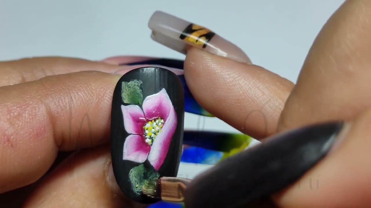 Cómo Hacer One Stroke en Uñas 🌺