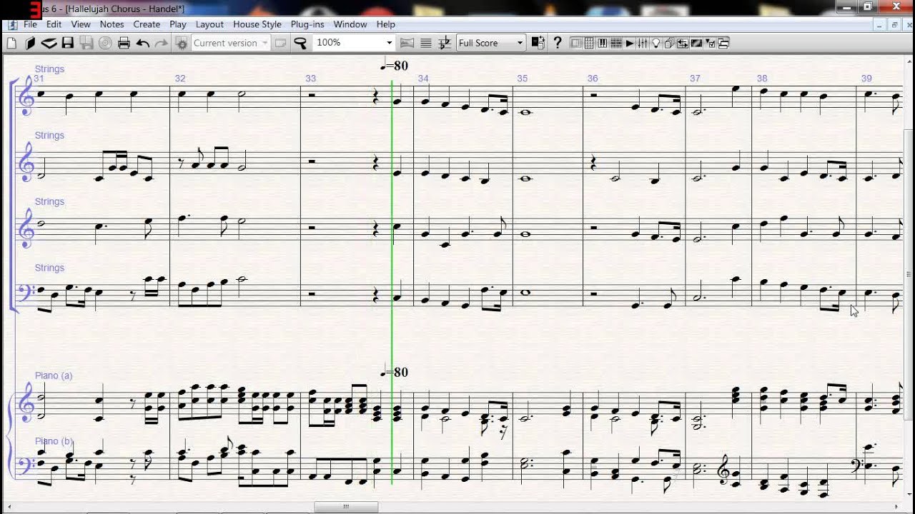 Hallelujah Chorus Handel (Transposed to C) YouTube