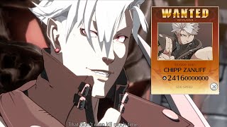 Guilty Gear Strive - Chipp Zanuff Level 2400 Perfect Play & Amazing Combo Part 4