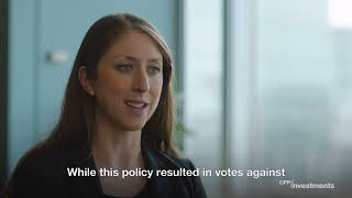 Sustainable Investing at CPP Investments