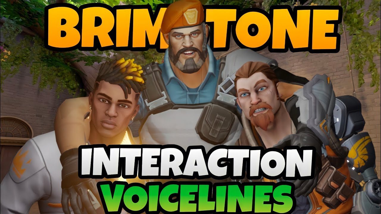 Valorant Brimstone Interaction Voice lines With Other Agents YouTube