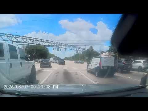 Dashcam Captures Florida Man Doing Something NO Driver Should Attempt