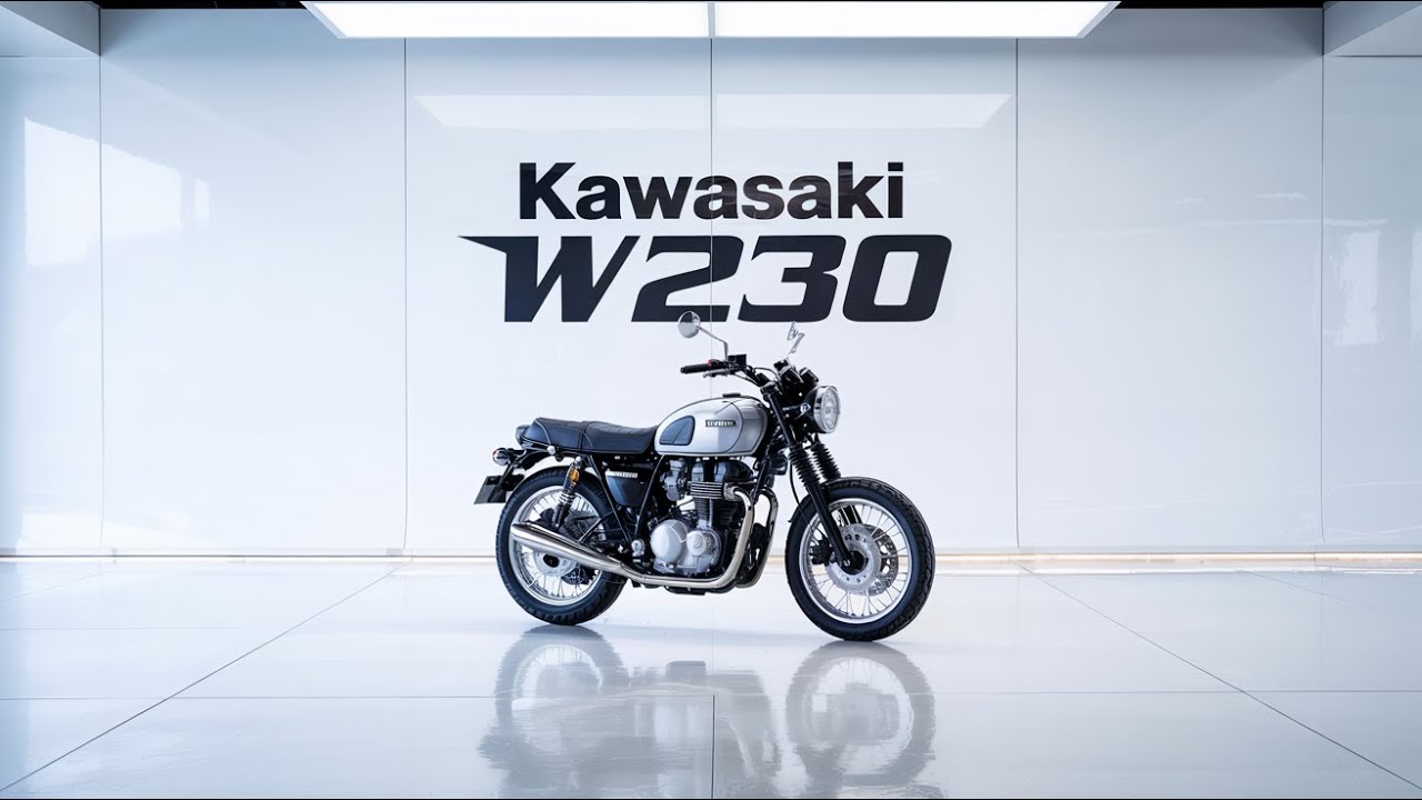 Kawasaki W230 2026 года — это совсем не то, чего вы ожидаете… Ретро в лучшем исполнении!