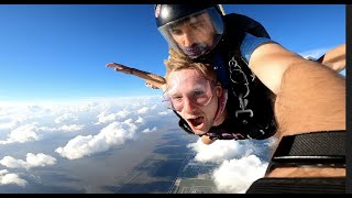 first time jumping out of a plane