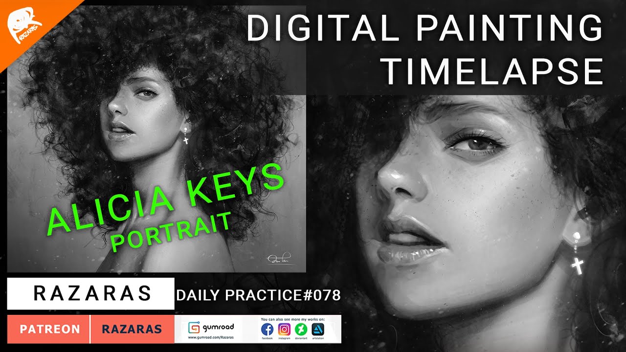 Digital Painting Timelapse "Daily Practice