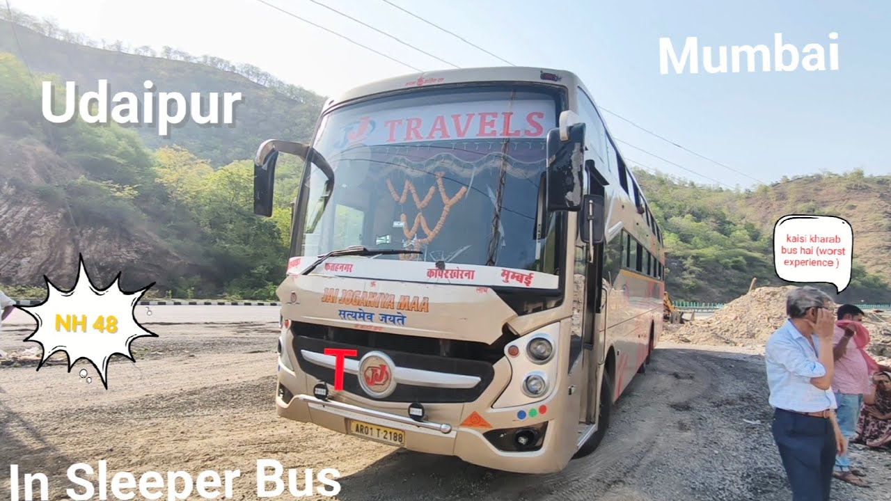 UDAIPUR TO MUMBAI BY BUS | AKSHAY MEHTA VLOGS | EXPERIENCE