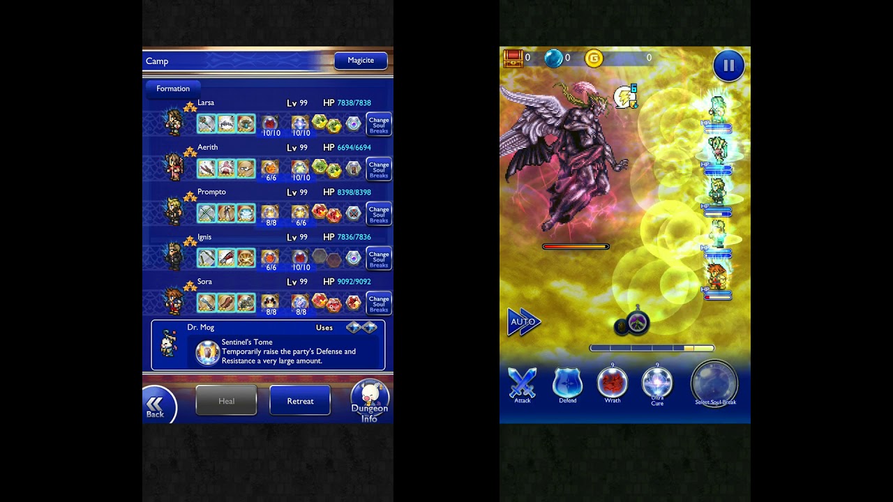 [FFRK] Royal Archives | Dance with Madness (Divine)