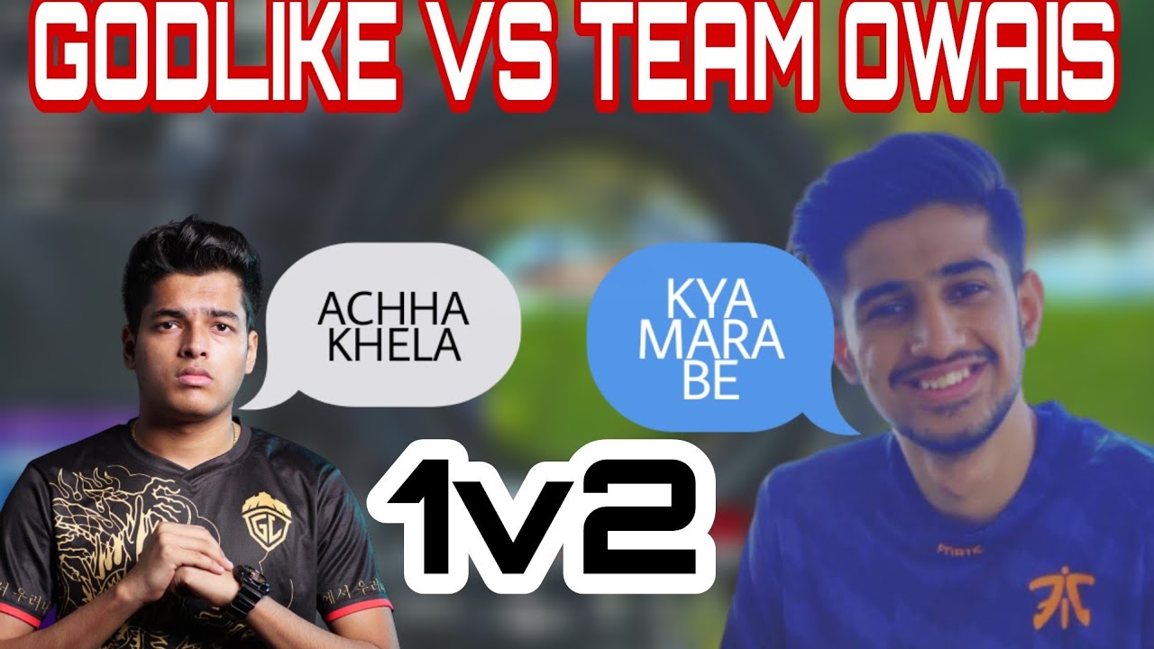 GODLIKE VS TEAM OWAIS 4v4 fight 🔥🔥|| JONATHAN 1V2 @VillagerEsports # ...