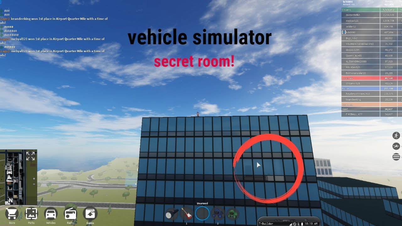 Secret Room in vehicle simulator (how to get into it)
