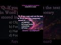 Computer questions and answers | computer competitive exam questions | computer shortcut keys