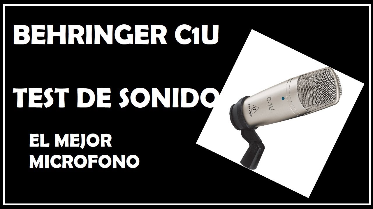 Behringer c1u Unboxing y Review en español Solución al bajo nivel de