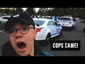 MY FIRST CAR MEET EVER! (POLICE SHOWED UP)