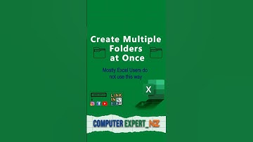 Create thousands of employee folders with this Excel trick at once. 🤯 #excel #ytshorts