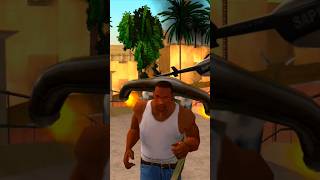GTA San Andreas CJ on fire man... #gta #shorts