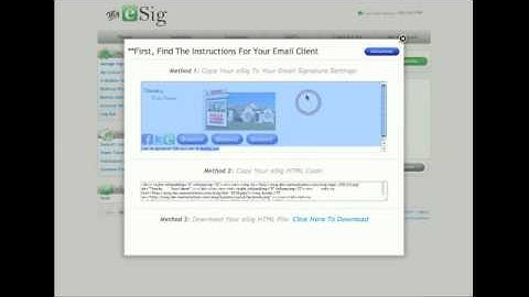 Gmail HTML Email Signature Instructions