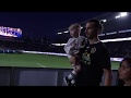 Zlatan ibrahimovic carrying a small child before an la galaxy game is the best thing youll see