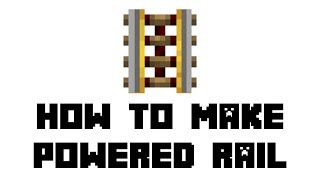 How To Make Powered Rails In Minecraft Materials Required Crafting Guide How To Use How To Make Powered Rails In Minecraft Materials Required Crafting Guide How To Use