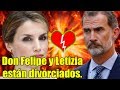 ¡ ÚLTIMAS ! Don Felipe se reveló contra Letizia y pudieron escribir una solicitud de divorcio.