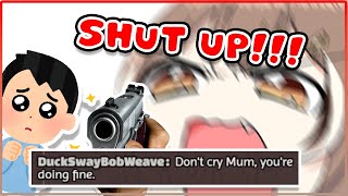 [ENG SUB/Hololive] chat trying to console Mumei but made her angy instead screenshot 4