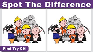 【search for the differences】Three in total! Great for brain exercises No823