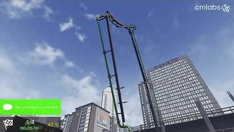 Boom Backlash | Expect more from your Concrete Pump Training Pack | CM Labs Simulation