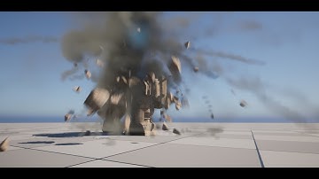 Unreal Engine 5  - Chaos with Niagara fluids